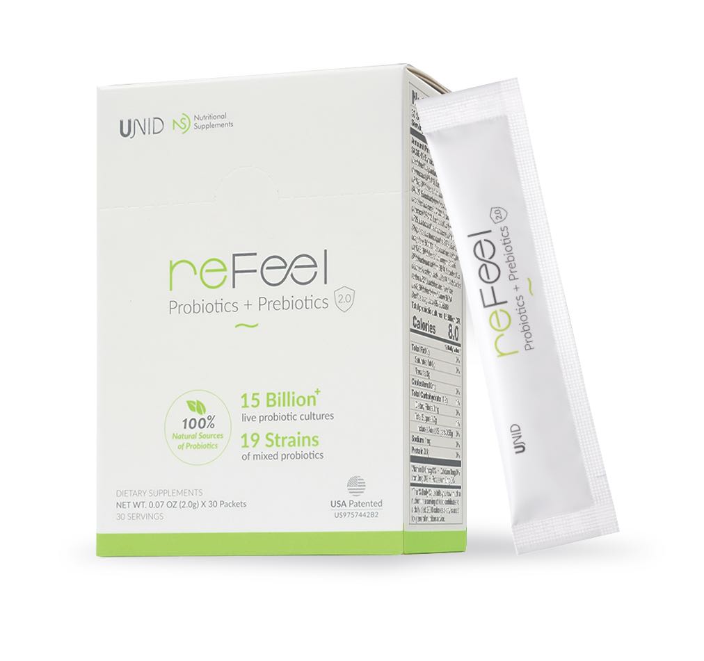 Refeel Rd ReFeel 2.0 Probiotics + Prebiotics (30 packets/box) – UNID Shop